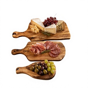 Planche à servir en bois pour pizza, compatible lave-vaisselle et disponible pour les restaurants et les cafés - Product Image 3