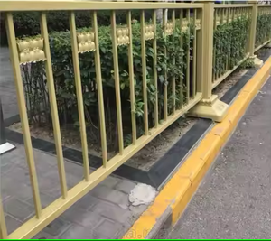 Barandilla de seguridad de hierro y acero para colisiones, valla de pasamanos para hombre, barrera de carretera de aislamiento vehicular, barandilla personalizada para pasamanos del Reino Unido - Product Image 3