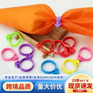 Piping <b>bag</b> silicone retaining ring, tie, butter piping <b>bag</b> securing silicone ring, rubber band, silicone <b>cable</b> tie ring, - Product Image 2