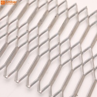 Grille métallique décorative en acier expansé et aluminium, personnalisable à prix abordable pour plafonds et grilles de voiture