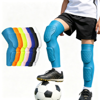 1 Paire de Genouillères Sportives Respirantes en Nid d'Abeille pour Enfants, Protections Rembourrées pour les Jambes, Collants de Compression Haute Élasticité pour Jeunes