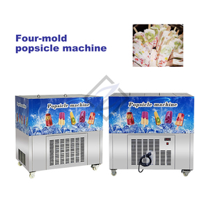 Thương mại 80 khuôn mẫu 2 nhóm chuyên nghiệp tự động 220V 110V Ice <span class=keywords><strong>Popsicle</strong></span> Lolly Ice Cream Stick Making Machine cần bán - Product Image 4