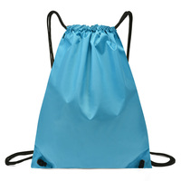 Sac de sport en polyester coloré, cordon personnalisé, sac de voyage de rangement à cordon