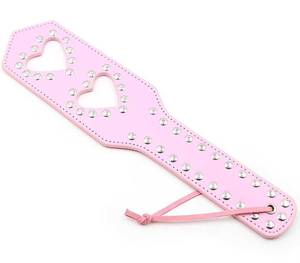 Полое сердце с заклепками SM Flugger Paddle <span class=keywords><strong>Beat</strong></span> Slave для обучения сексуальный странный фетиш бдсм хлыст секс-игрушка для пар - Product Image 3