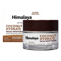 Crème hydratante pour le visage vegan biologique à l'eau de coco naturelle OEM, nourrissante en profondeur, antioxydante, éclaircissante, pour tous types de peaux
