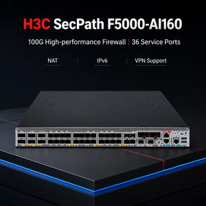 H3C SecPath F5000-AI160 Pare-feu haute performance 100G avec 36 ports de service, prise en charge de double disque dur, NAT/IPv6/VPN, en stock - Product Image 1