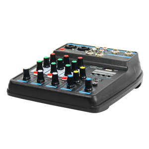 Réponse en fréquence de 40 Hz à 15 kHz avec suppression du bruit, prend en charge 6 appareils, <span class=keywords><strong>mini</strong></span> console de mixage audio <span class=keywords><strong>DJ</strong></span> 4 canaux pour ordinateur domestique - Product Image 3