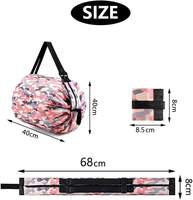 Grand fourre-tout de rangement d'épicerie pliable durable et robuste sacs de sport en tissu Oxford imperméables pour magasin