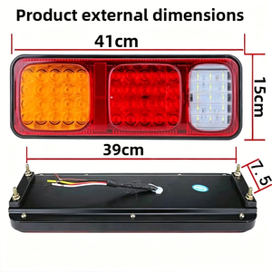 Potente y Versátil Conjunto de Luces Traseras para Semirremolque <span class=keywords><strong>Giant</strong></span> King OLIVER 24V LED Súper Brillante con <span class=keywords><strong>Luz</strong></span> de Freno y Direccional - Product Image 4