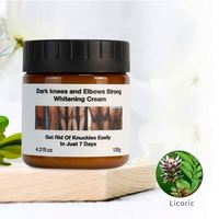 Lotion éclaircissante corporelle OEM ODM pour peaux noires, soin des taches sombres sur les genoux, les jointures, les coudes et les aisselles, crème blanchissante puissante au niacinamide pour le visage