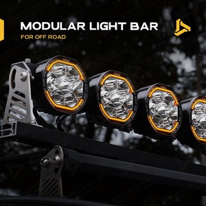 Barra de Luces LED Modular Enlazable de 48 Pulgadas, Color Ámbar, para Techo de F150 <span class=keywords><strong>Raptor</strong></span>, RAM1500, Jeep Gladiator, Bronco, Polaris RZR, Can-Am Maverick, UTV - Product Image 1