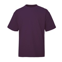 T-shirts Homme Oversize en Coton Tricoté 100% Personnalisés OEM de Luxe, Décontractés et Tendance, à Épaules Tombantes, Vente en Gros