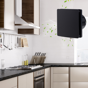 Ventilador de Extracción Axial Eléctrico ABS para Baño, Montaje en Pared, Función Antihumedad, Rodamiento de Bolas, IPX4, 90m/h, 30dB, Aspas de Plástico, OEM, ODM - Product Image 1