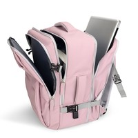 Sacs à dos unisexes imperméables extensibles de haute qualité, sensation haut de gamme, grande capacité pour étudiants, sacs pour ordinateur avec port USB en polyester