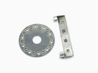 Support de montage solaire SUS304, griffe de terre pour système photovoltaïque, clips de fixation pour modules PV, composants d'installation
