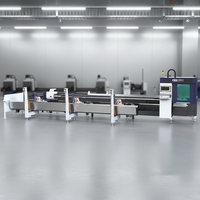 Machine de découpe laser à fibre haute efficacité 2000W pour le marché russe, 5 fois plus rapide, faible déchets, découpeuse de tuyaux CNC avec contrôle Cypcut