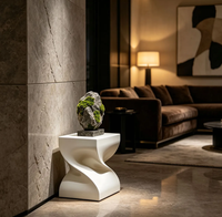 Nouvelle étagère à fleurs minimaliste, style crème créatif, étagère moderne pour salon, table basse