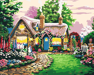 <span class=keywords><strong>Peinture</strong></span> acrylique <span class=keywords><strong>abstraite</strong></span> inspirée de l'anime, décor mural moderne et rêveur, paysage, figure florale, faite à la main, taille personnalisée pour la maison - Product Image 1