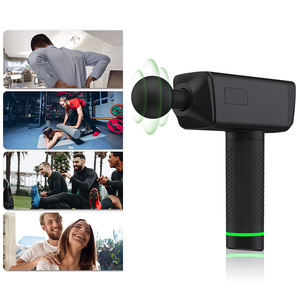 2020 deportes de tranquilo eléctrico sin escobillas fascia de percusión de theragun masaje arma con 6 cabezas - Product Image 5