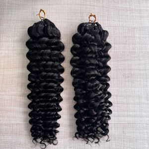 Fabricante Mayorista de Extensiones de Cabello Remy Virgen 12A, con Punta de Pluma, para Trenzado, Ondulado, para Mujeres - Product Image 2