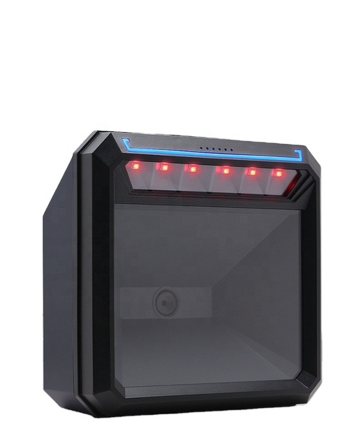 Desktop Fast Scanning USB Port 1D 2D Barcode Qr Code Reader Omnidirectional Barcode Scanner Convenience to Use in Supermarket