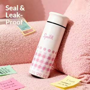 New Creative Stainless Steel Thermos <b>Cup</b>, Portable Mini Water Bottle with Tea Filter for Students Custom Logo - Product Image 4