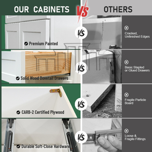 Kitchen Cupboard Custom Plywood Kitchen Cupboards Factory Direct OEM & ODM | Soft Close Shaker <b>Cabinets</b> Wholesale Supplier - Product Image 2