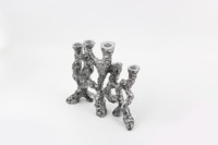 Support de bougie en résine abstraite en forme de racine d'arbre, durable, pour la maison et les décorations de table de Noël et de mariage (vente en gros)