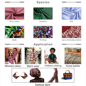 Tissu africain à imprimé <span class=keywords><strong>de</strong></span> cire 100% coton, nouveau modèle, Design africain, Capulana, Ankara, Pagne, Batik, Nigeria - Product Image 5