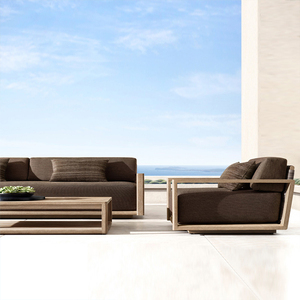 Canapé <span class=keywords><strong>de</strong></span> <span class=keywords><strong>jardin</strong></span> nordique, balcon, cour, canapé en corde tressée en teck, ensemble pastoral, imperméable, protection solaire, meubles d'extérieur, fabricant - Product Image 2