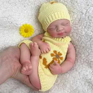 Premium Handmade Reborn Baby Doll Fabricante Personalizado Pele 12 Inch Boy Pascale Silicone Newborn Baby Dolls - Product Image 1