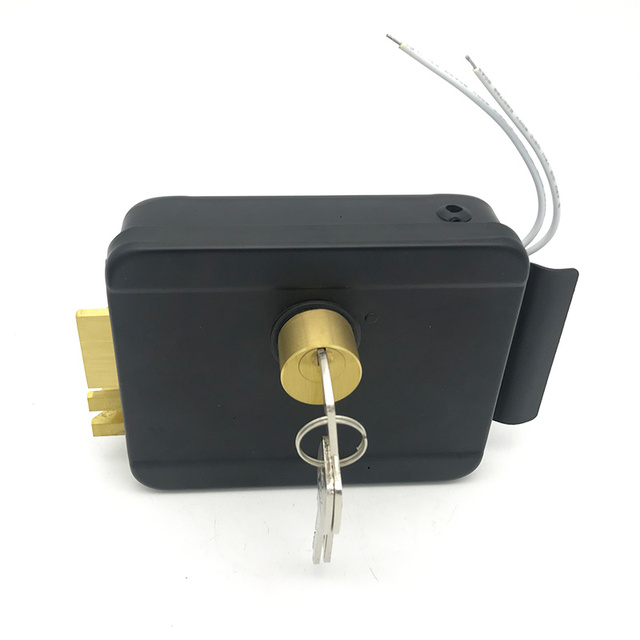 Stainless Steel 12V Security Smart Door Lock Magnetic Electronic Metal Door Gate Electric Door Rim Lock