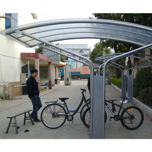 Rack de parc en aluminium pour <span class=keywords><strong>vélo</strong></span> verrouillable pour école commerciale 10 fabricants d'abris pour vélos fournisseurs - Product Image 4