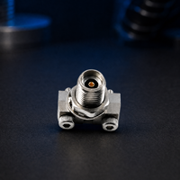 Connecteurs RF de précision pour laboratoire, connecteur coaxial femelle K 2,92 mm DC-40 GHz à faible perte d'insertion pour test de ondes millimétriques