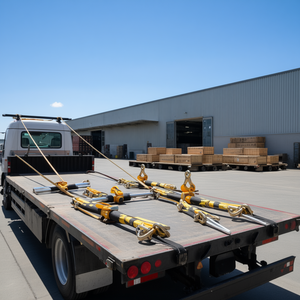 DB Wholesale Load Binder 5/16-3/8 Inch S Hook Steel Chain 7100 Lbs Capacity <b>Ratchet</b> <b>Tie</b> <b>Down</b> for Secure Transport - Product Image 2