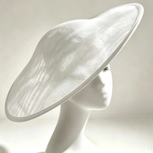 Wholesale Large Oval Sinamay Fascinator Blank Base DIY Millinery Base <strong>for</strong> Wedding Royal <strong>Ascot</strong> Cocktail Party <strong>Hat</strong> - Product Image 3