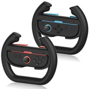 Ergonomic Steering Wheel for <strong>Switch</strong> 2 Controller <strong>Grip</strong> Wired ABS Hand <strong>Grips</strong> for Joy-Con Accessory Protective Gamepad Accessories - Product Image 1