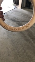 Anillo de entrenamiento muscular de madera para Fitness, gimnasio, ejercicio, gimnasia, dominadas con correas de hebilla, entrenadores de suspensión