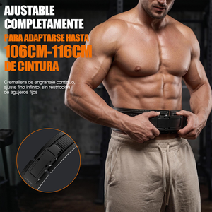 Cinturón de Gimnasio EIGFOH Modelo 70075 de Cuero Premium con Cierre Rápido para Hombres y Mujeres, Levantamiento de Pesas, Entrenamiento de Fuerza, Uso Rápido - Product Image 2