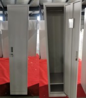 Casier de rangement scolaire en acier à 1 porte avec serrure à clé, design durable et écologique pour les étudiants