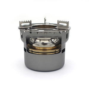 Réchaud à alcool en alliage d'aluminium 3-5L, coupe-vent, pour camping en plein air, cuisson et thé - Product Image 5