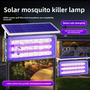 Nuevo reflector Solar para jardín, repelente de mosquitos para exteriores, lámpara para matar moscas de área grande - Product Image 2