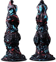 Dildo en silicone Monstre Fantastique pour massage corporel féminin, Dildo épais et volumineux, Perles anales Dragon avec ventouse puissante