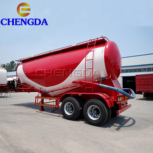 Camion semi-remorque citerne pour le transport de poudre en vrac, de céréales, d'aliments pour animaux, de ciment, à 2/3/4 essieux, fabriqué en Chine - Product Image 2