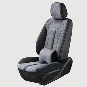 Nuevo Cojín Multifuncional de Cuero para Asiento de Coche, Diseño Moderno, Transpirable y Práctico, Juego de Fundas Protectoras para Asientos de Coche X5 - Product Image 3