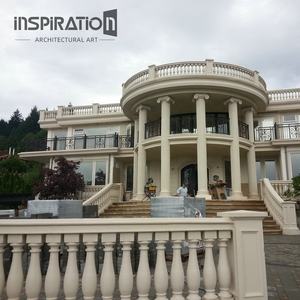 Adorno arquitectónico clásico de diseño de pirata, <span class=keywords><strong>columnas</strong></span> <span class=keywords><strong>doricas</strong></span> griegas antiguas hechas a mano - Product Image 3