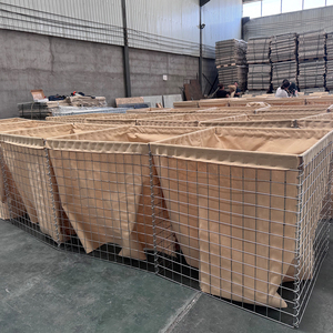 Barrière anti-inondation Hesco robuste, déployable rapidement, avec boîte gabion doublée de géotextile pour la défense civile et le contrôle de l'érosion - Product Image 6