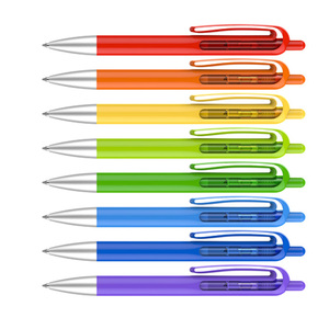 Bolígrafo de Plástico Multicolor de Alta Calidad y Económico para Estudiantes, Oficina y Banco, con Clip - Product Image 1