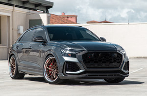 <span class=keywords><strong>KW</strong></span> 2 pièces roues 5x112 jantes 21 22 23 pouces argent polonais jantes de voiture en alliage forgé personnalisé pour <span class=keywords><strong>Audi</strong></span> Q7 <span class=keywords><strong>Q8</strong></span> SQ8 RS <span class=keywords><strong>Q8</strong></span> R8 A6 A7 A8 - Product Image 6