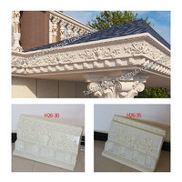 Corniches pour la façade de la maison à l'extérieur des moules coulée Eave Moulage Maison Moulage de toit décoratif Moules de ligne de mur extérieur